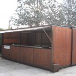 Fronte container Bar 6 x 4 m.