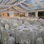 Tensostruttura dim. 10x20 m. cristal