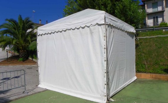 Gazebo in acciaio zincato 4x4 m.