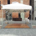 Gazebo in acciaio zincato 4x4 m.