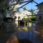 Tensostruttura dim. 10x30 m. cristal