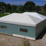 Tensostruttura 10,50 x 14 m.