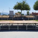 Palco 7,32 x 4,88 m.