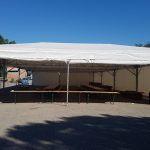 Gazebo dim. 12 x 7 m.