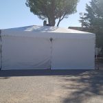 Gazebo 8 x 5 m. - Vista Frontale