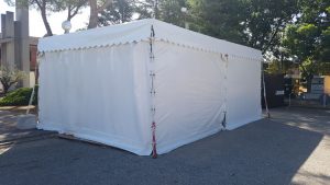 Tensostruttura in acciaio zincato